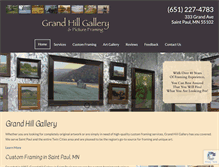 Tablet Screenshot of grandhillgallery.com